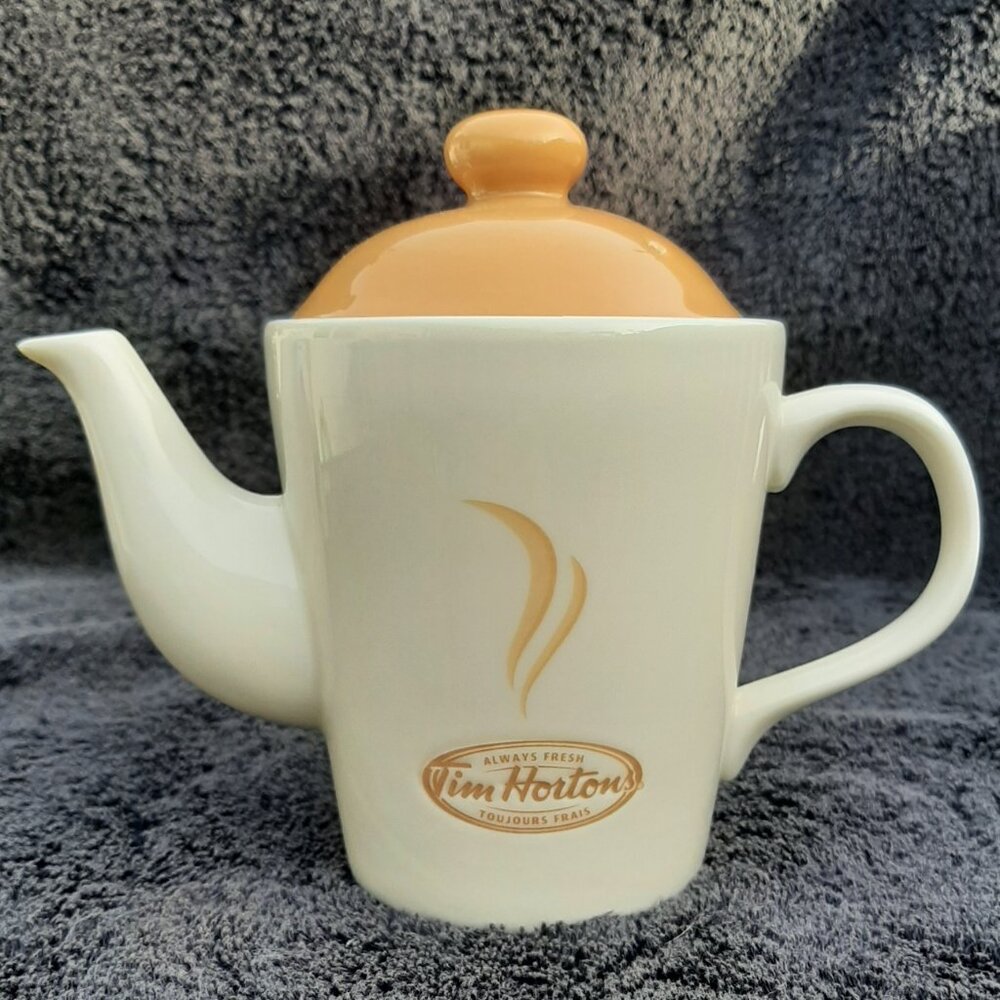 TIM HORTONS Tea Pot 16oz Coffee Carafe 2 Cup